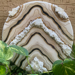 Handmade Resin Art Wall Hanging 13"