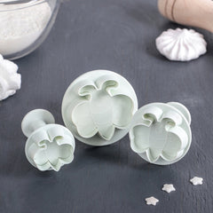 Honey Bee Fondant Plunger Cutter 3Pcs Set