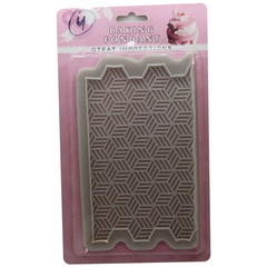 Silicone Fondant 3D Pattern Mold - bakeware bake house kitchenware bakers supplies baking