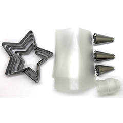Cake Decorating Tips, Bags and Cutter Star - bakeware bake house kitchenware bakers supplies baking