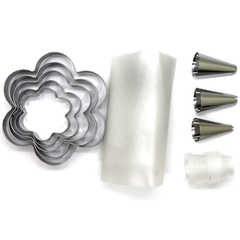 Cake Decorating Tips, Bags and Cutter Flower - bakeware bake house kitchenware bakers supplies baking