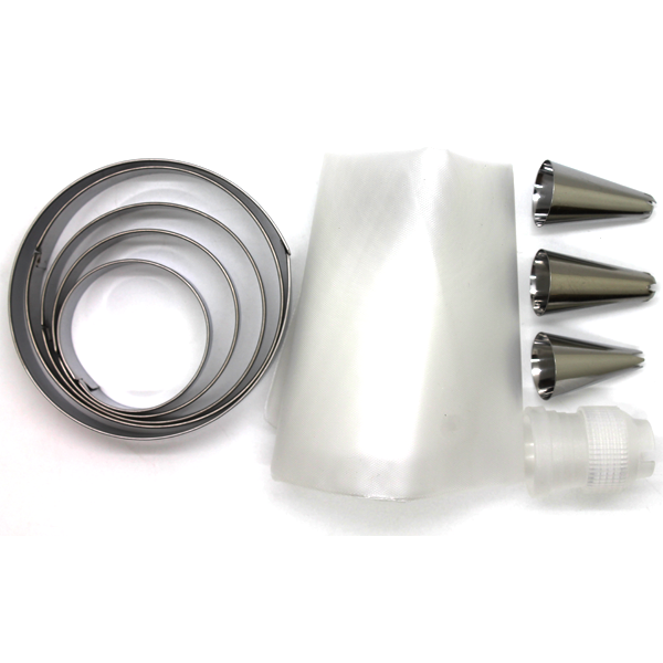 Cake Decorating Tips, Bags and Cutter Round - bakeware bake house kitchenware bakers supplies baking