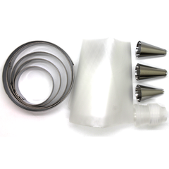 Cake Decorating Tips, Bags and Cutter Round - bakeware bake house kitchenware bakers supplies baking