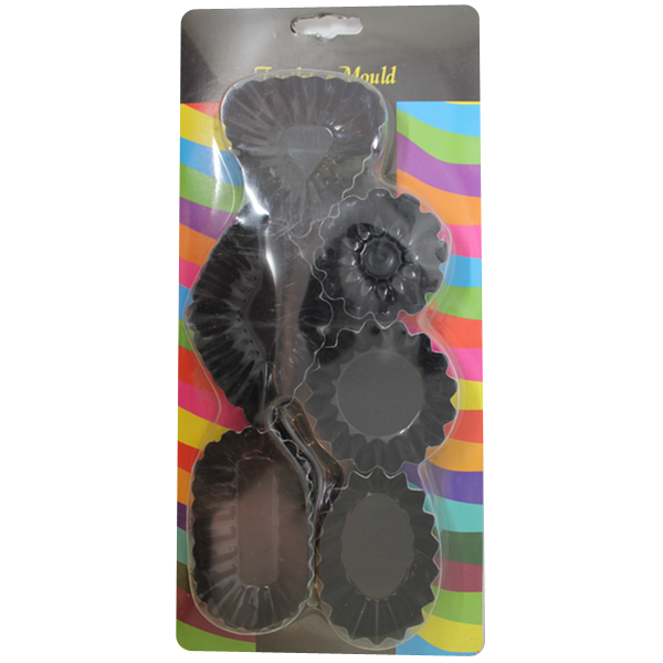 Tart Mold Pan 6 Designs - bakeware bake house kitchenware bakers supplies baking