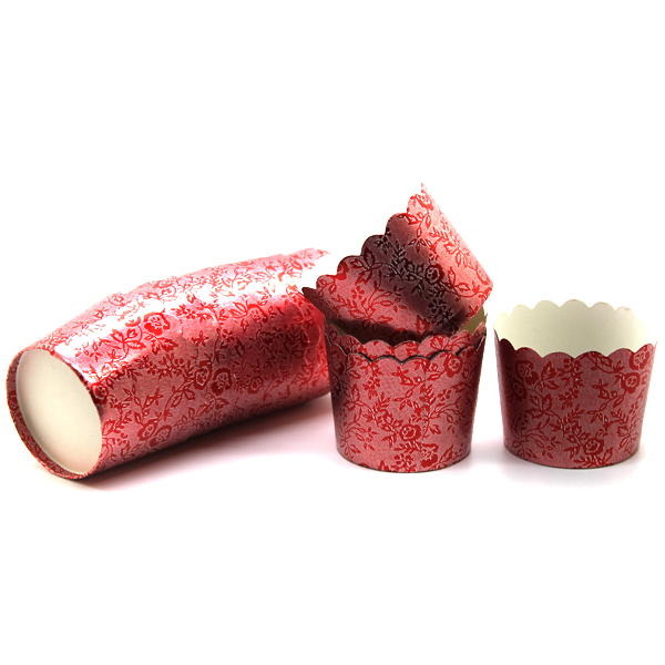 Paper Cupcake Liner Red - bakeware bake house kitchenware bakers supplies baking