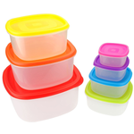 7 Pieces Home Food Storage Container Square - bakeware bake house kitchenware bakers supplies baking