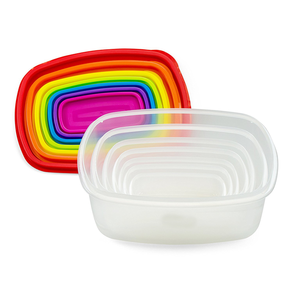 7 Pieces Home Food Storage Container Rectangle - bakeware bake house kitchenware bakers supplies baking