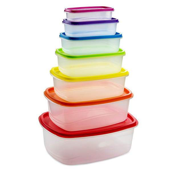 7 Pieces Home Food Storage Container Rectangle - bakeware bake house kitchenware bakers supplies baking