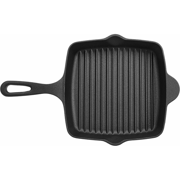 Cast Iron Square Griddle Pan -17Cm - bakeware bake house kitchenware bakers supplies baking
