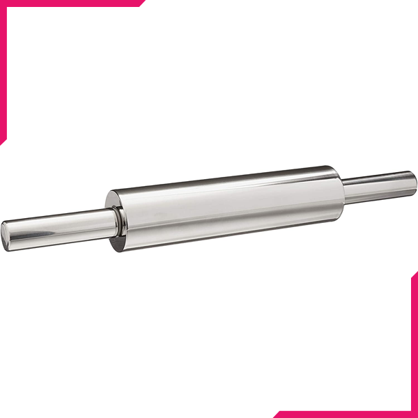 Stainless Steel Rolling Pin Heavy - bakeware bake house kitchenware bakers supplies baking