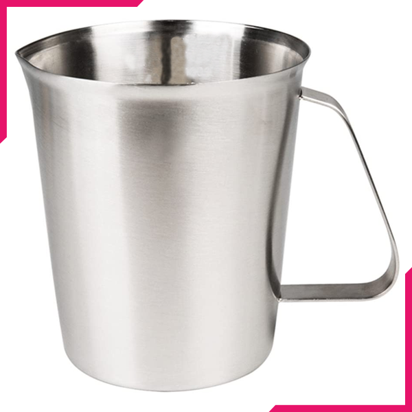 Stainless Steel Milk Frothing Jug - 2000Ml - bakeware bake house kitchenware bakers supplies baking