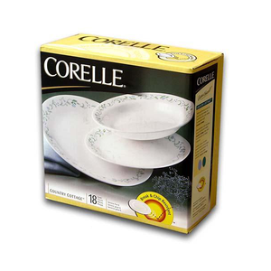 Corelle Livingware Series 18 Pcs Set Country Cottage - bakeware bake house kitchenware bakers supplies baking