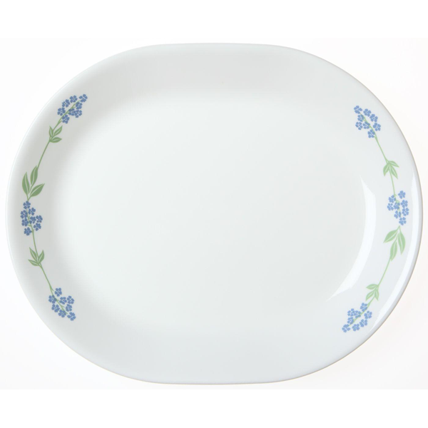 Corelle Livingware 12.25" Serving Platter Secret Garden - bakeware bake house kitchenware bakers supplies baking