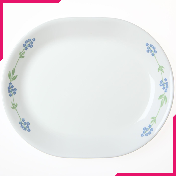Corelle Livingware 12.25" Serving Platter Secret Garden - bakeware bake house kitchenware bakers supplies baking