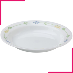 Corelle Livingware 15 oz Rimmed Plate Secret Garden - bakeware bake house kitchenware bakers supplies baking