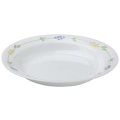 Corelle Livingware 15 oz Rimmed Plate Secret Garden - bakeware bake house kitchenware bakers supplies baking