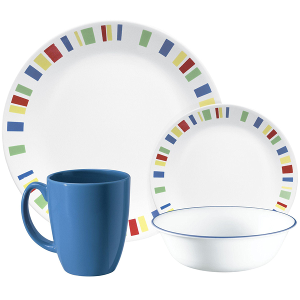 Corelle Livingware Series 16 Pcs Set Memphis - bakeware bake house kitchenware bakers supplies baking