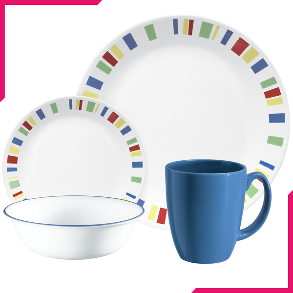 Corelle Livingware Series 16 Pcs Set Memphis - bakeware bake house kitchenware bakers supplies baking