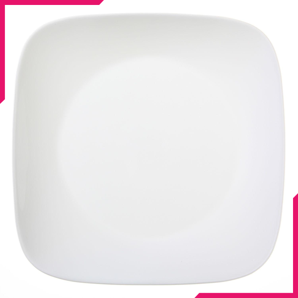 Corelle Livingware 10.5" Serving Tray Winter Frost White - bakeware bake house kitchenware bakers supplies baking