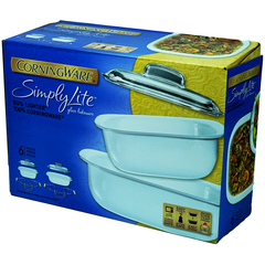 CorningWare SimplyLite 6pc Glass Bakeware Set