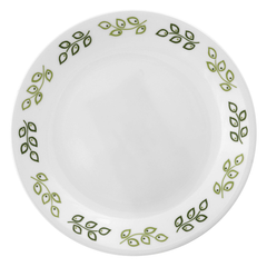Corelle Livingware 8.5" Luncheon Plate Neo Leaf - bakeware bake house kitchenware bakers supplies baking
