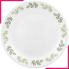 Corelle Livingware 8.5" Luncheon Plate Neo Leaf - bakeware bake house kitchenware bakers supplies baking