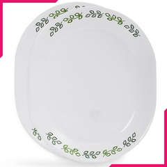 Corelle Livingware 12.25" Serving Platter Neo Leaf - bakeware bake house kitchenware bakers supplies baking