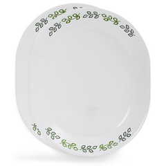 Corelle Livingware 12.25" Serving Platter Neo Leaf - bakeware bake house kitchenware bakers supplies baking
