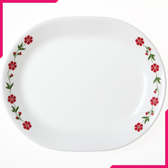 Corelle Livingware 12.25" Serving Platter Spring Pink - bakeware bake house kitchenware bakers supplies baking