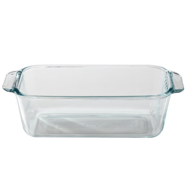 Pyrex Rectangular Glass Loaf Pan 1.5-qt – Bakeware.pk