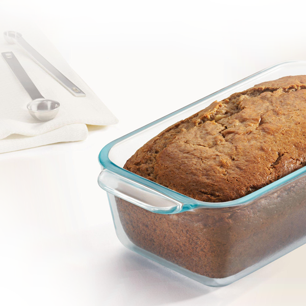 Pyrex Rectangular Glass Loaf Pan 1.5-qt - bakeware bake house kitchenware bakers supplies baking