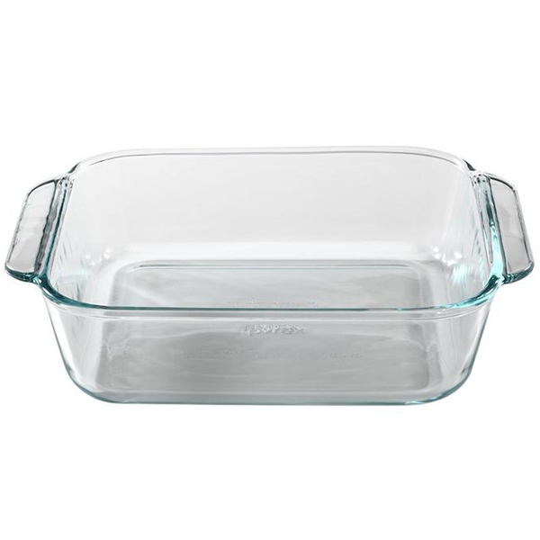 Pyrex Square Glass Baking Dish 2-qt - bakeware bake house kitchenware bakers supplies baking