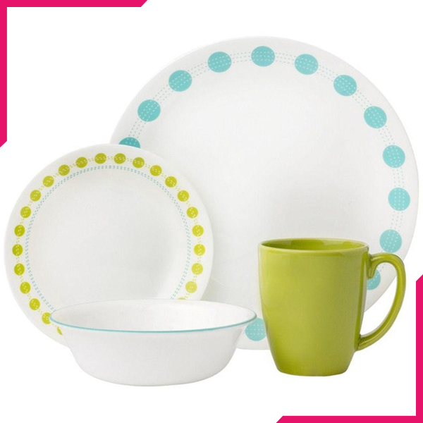 Corelle Livingware Series 16 Pcs Set South Beach - bakeware bake house kitchenware bakers supplies baking