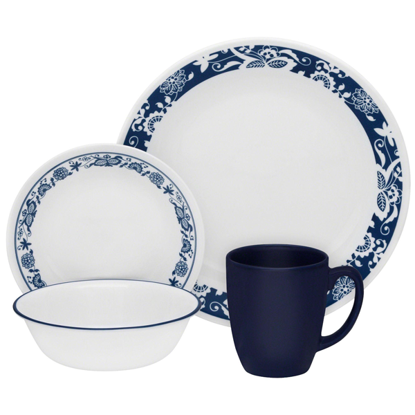 Corelle Livingware Series 16 Pcs Set True Blue - bakeware bake house kitchenware bakers supplies baking