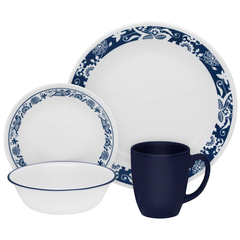 Corelle Livingware Series 16 Pcs Set True Blue - bakeware bake house kitchenware bakers supplies baking