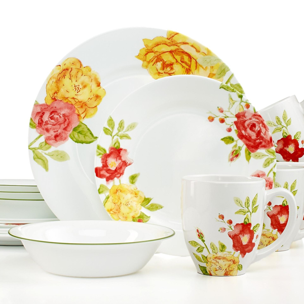 Corelle 16 Pcs Set Emma Jane - IMP - bakeware bake house kitchenware bakers supplies baking