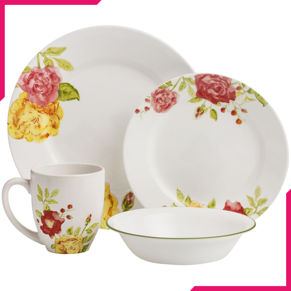 Corelle 16 Pcs Set Emma Jane - IMP - bakeware bake house kitchenware bakers supplies baking