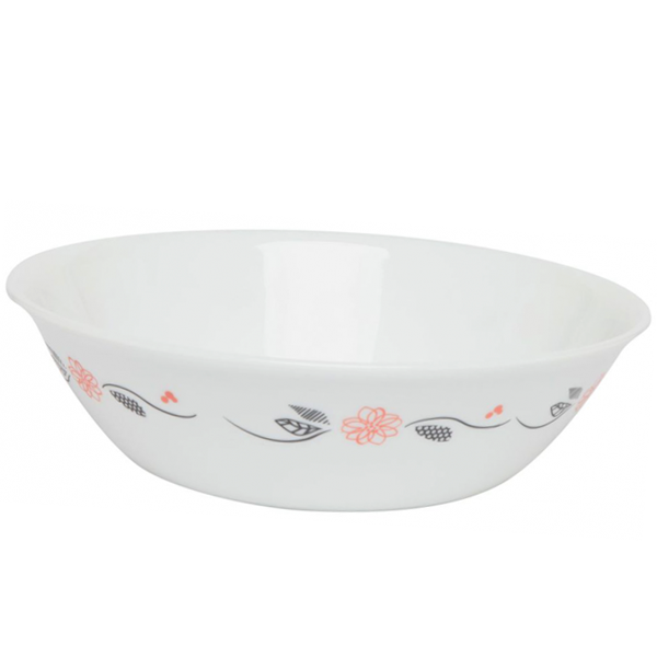 Corelle Livingware 1 qt Serving Bowl Tangerine Garden - bakeware bake house kitchenware bakers supplies baking