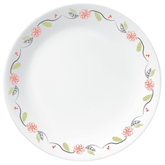 Corelle Livingware 10.25" Dinner Plate Tangerine Garden - bakeware bake house kitchenware bakers supplies baking