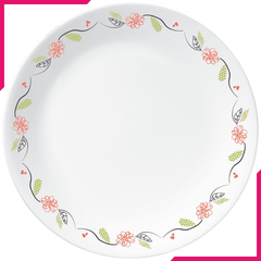 Corelle Livingware 10.25" Dinner Plate Tangerine Garden - bakeware bake house kitchenware bakers supplies baking