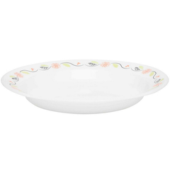 Corelle 15oz Rimmed Deep Plate - Tangerine Garden