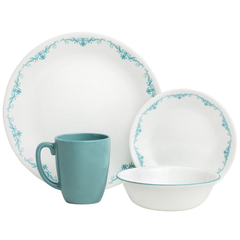 Corelle Livingware Series 16 Pcs Set Garden Lace - bakeware bake house kitchenware bakers supplies baking