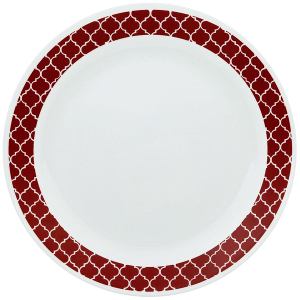 Corelle Livingware Series 16 Pcs Set Crimson Trellies - bakeware bake house kitchenware bakers supplies baking