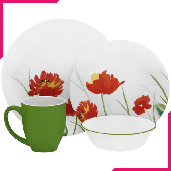 Corelle 16 Pcs Set Kalypso -Vive - bakeware bake house kitchenware bakers supplies baking