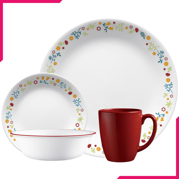 Corelle Livingware Series 16 Pcs Set Febe - bakeware bake house kitchenware bakers supplies baking