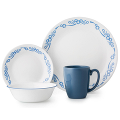 Corelle Livingware Series 16 Pcs Set Corn Flower - bakeware bake house kitchenware bakers supplies baking