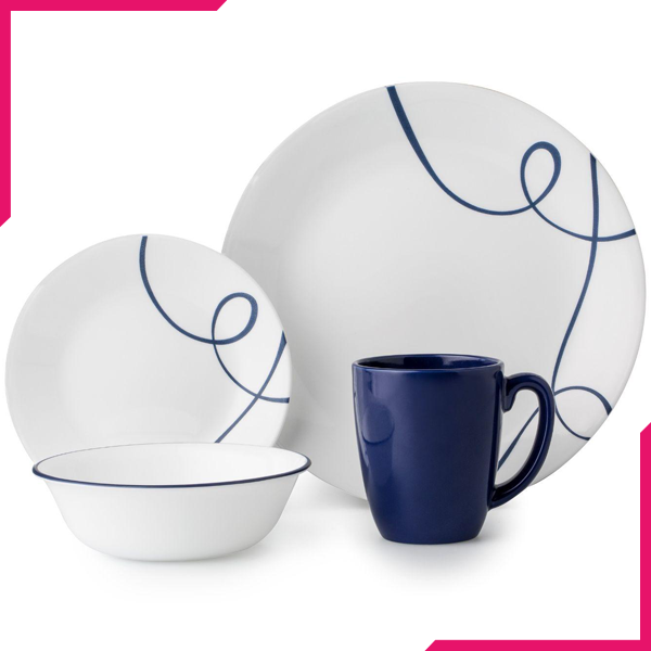 Corelle Livingware Series 16 Pcs Set Lia - bakeware bake house kitchenware bakers supplies baking