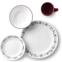Corelle Livingware 16pc Dinnerware Set - Nordic Bloom