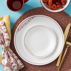 Corelle Livingware 16pc Dinnerware Set - Fusion Chilli