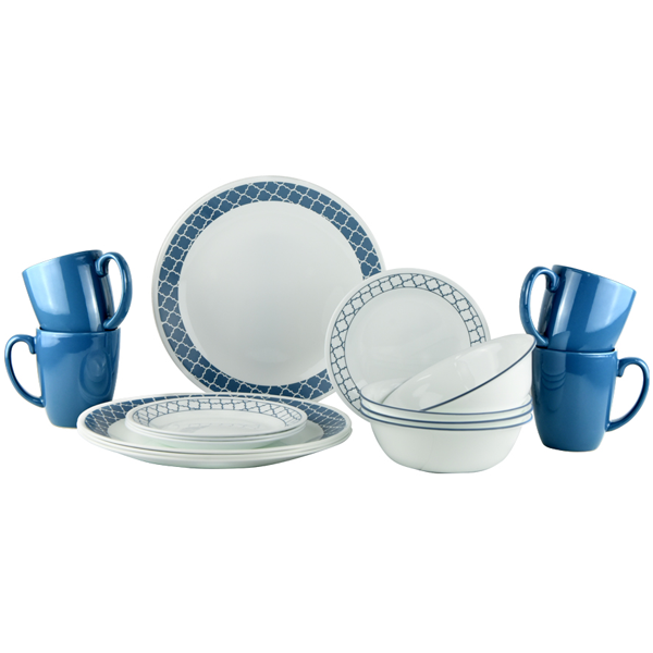 Corelle Livingware Series 16 Pcs Set Denham - bakeware bake house kitchenware bakers supplies baking